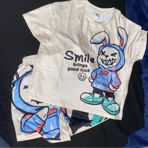 Shein Boys Matching Set 4T